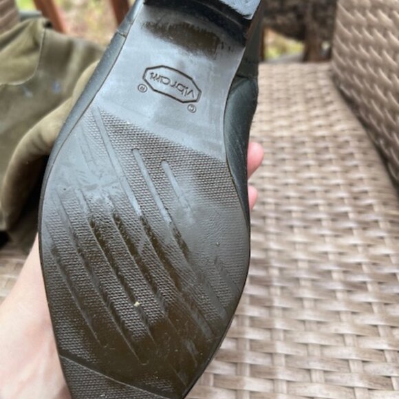 Vintage Santana Canada Women's Heeled Boots - Olive Green - Picture 12 of 14